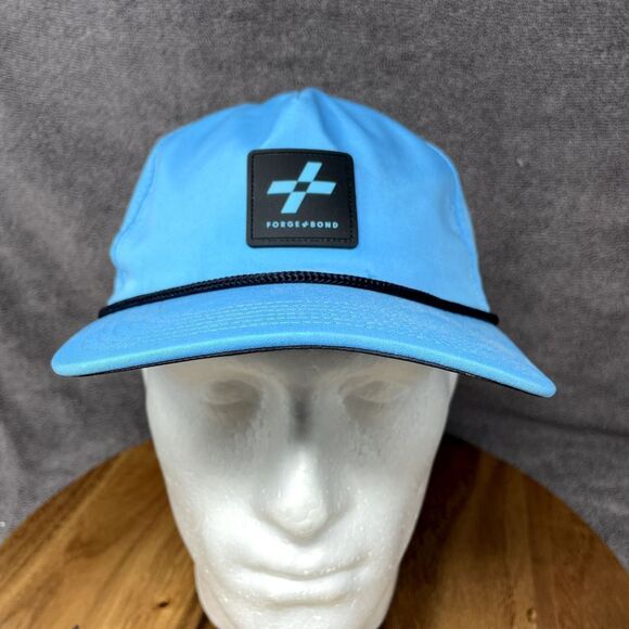 Rove Supply Blue Moisture Wicking Athletic Trucker Hat Truckee Mammoth CA - Picture 1 of 7